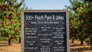 peach puns