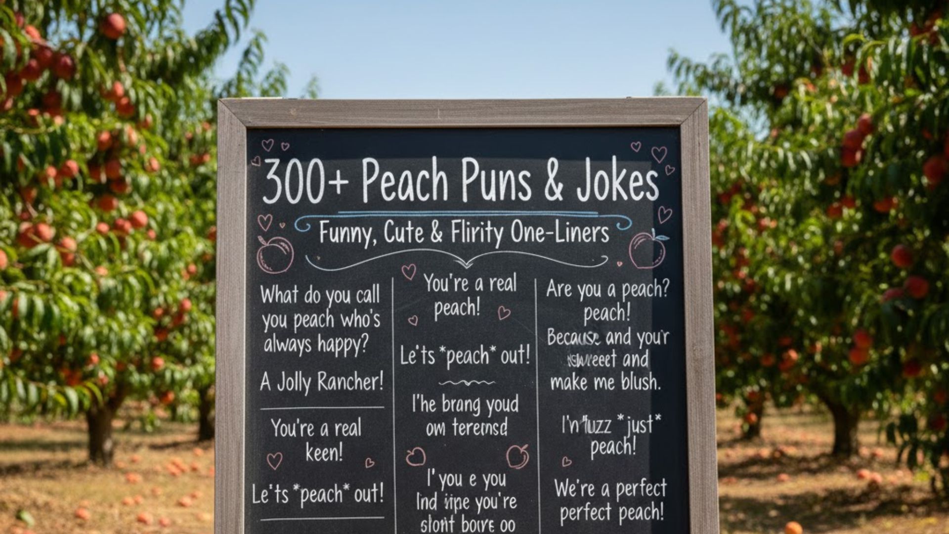 peach puns