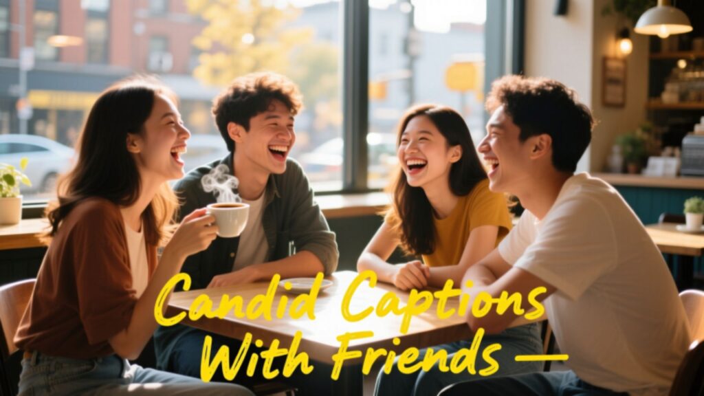 Candid Captions With Friends