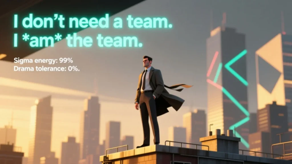 Funny Sigma Male Captions (Stand Out with Humor)