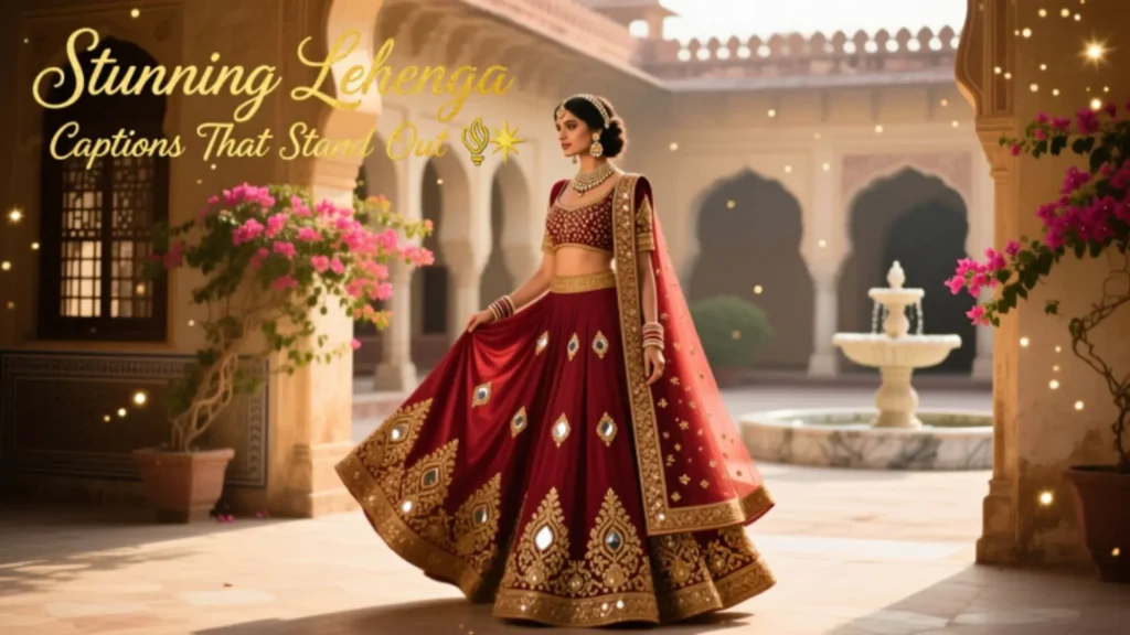 Stunning Lehenga Captions That Stand Out 