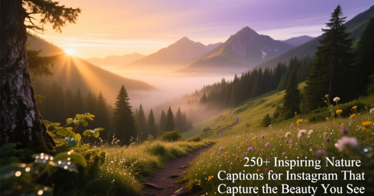 Nature Captions for Instagram