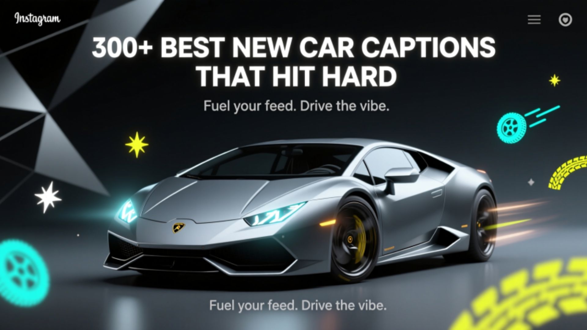 new car captions for instagram