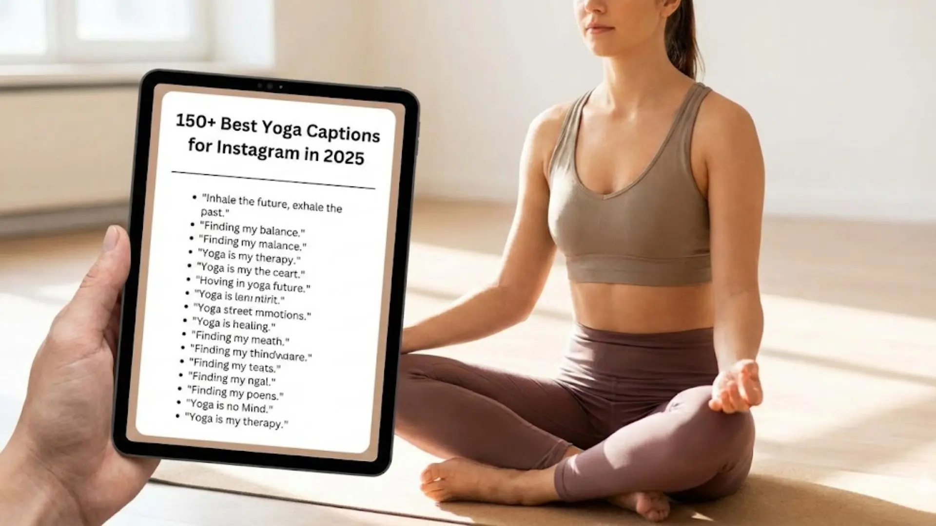 yoga captions for Instagram