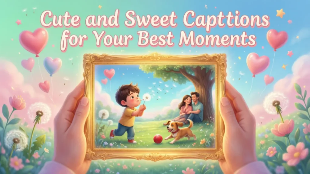Cute and Sweet Captions for Your Best Moments