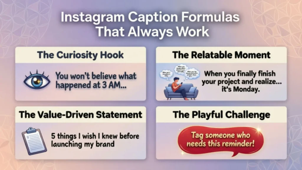 Instagram Caption Formulas That Always Work