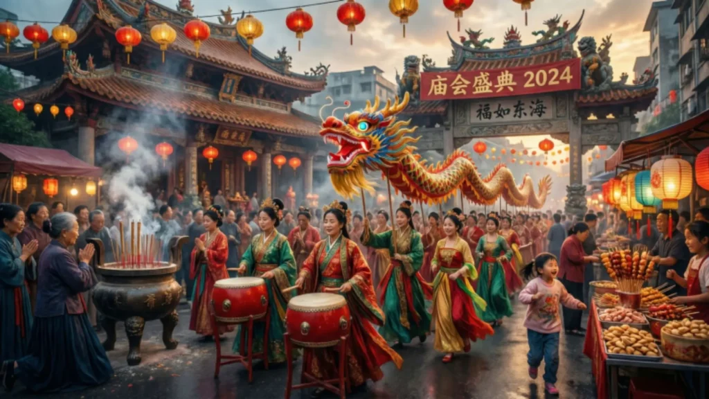 Temple Festival & Celebration Captions