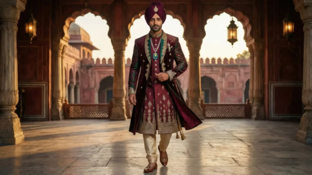 Kurta Pajama, Sherwani & Bandhgala Royal Look Captions     
