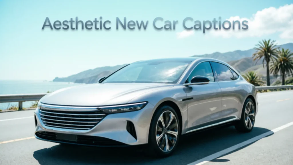Aesthetic New Car Captions