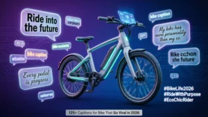captions for bike