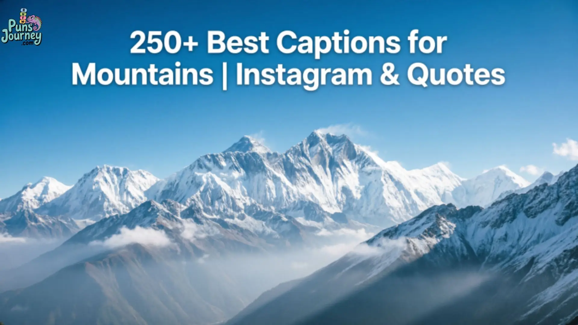 Captions for Mountains