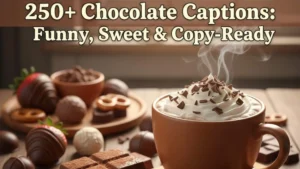 chocolate captions