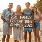 family trip captions for Instagram