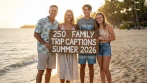 family trip captions for Instagram