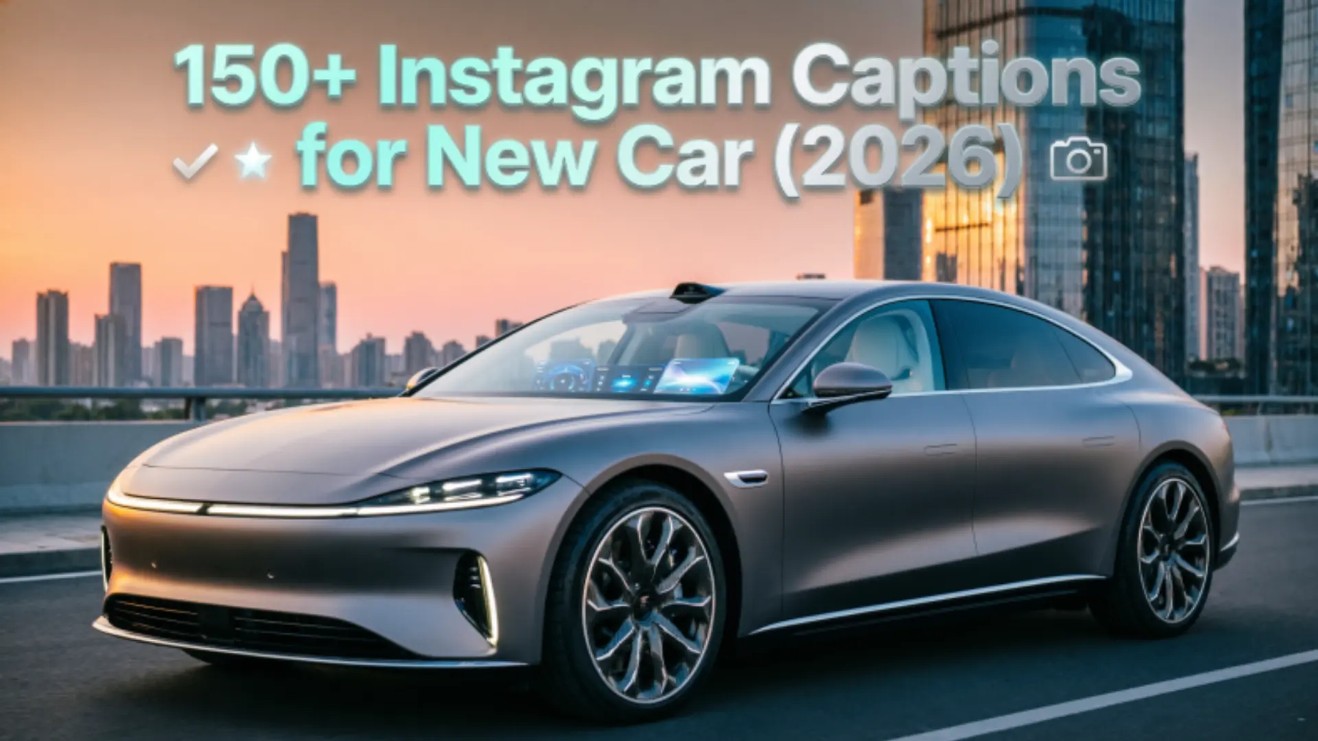 Instagram Captions for New Car