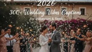 wedding vibes captions for instagram
