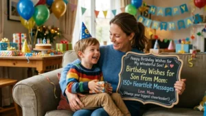 Birthday Wishes for Son from Mom