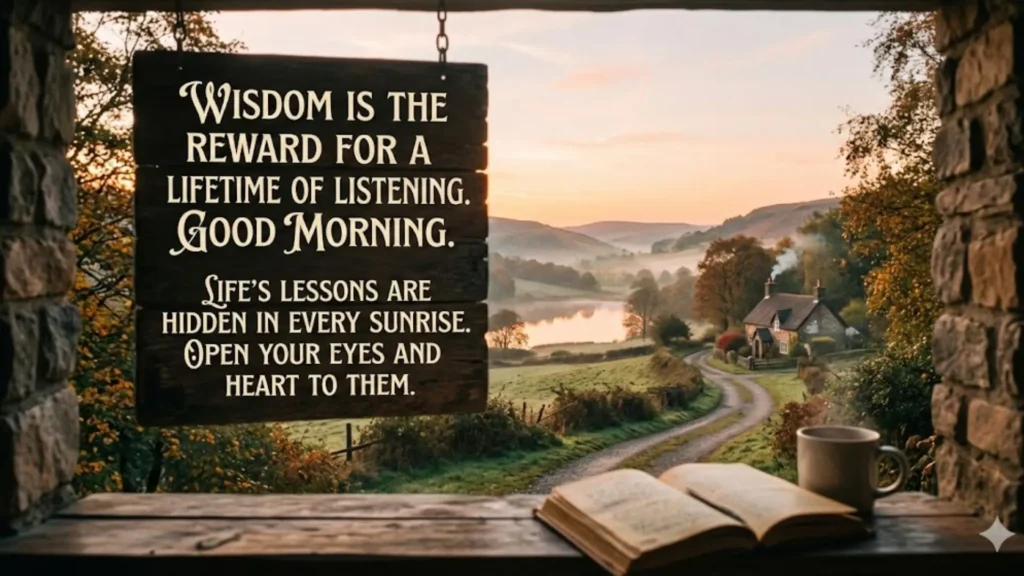 Wisdom Good Morning Quotes That Teach Life Lessons Every Day