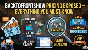 BackToFrontShow Pricing