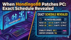 When Hondingo88 Patches PC: Exact Schedule Revealed