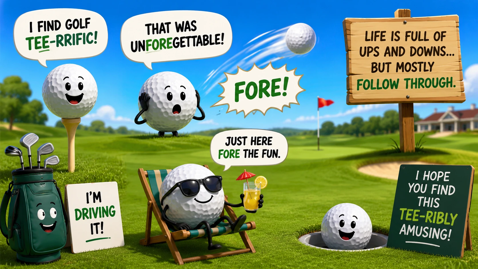 255+ Golf Puns That Will Have You Laughing on the Fairway